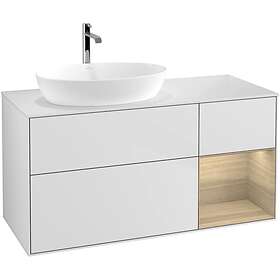 Villeroy & Boch Tvättställsskåp Finion med 3 Lådor Hylla och Bänkskiva för Ocentrerat från Artis Collaro GA51PCMT