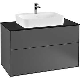 Villeroy & Boch Tvättställsskåp Finion med 2 Lådor och Bänkskiva för Ytmonterat G35200GK