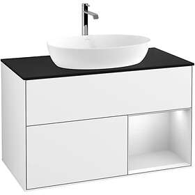 Villeroy & Boch Tvättställsskåp Finion med 2 Lådor Hylla och Bänkskiva för Fristående från Artis Collaro GA22MTGF