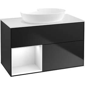 Villeroy & Boch Tvättställsskåp Finion med 2 Lådor Hylla och Bänkskiva för Fristående från Artis Collaro FA11GFPD