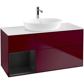 Villeroy & Boch Tvättställsskåp Finion med 3 Lådor Hylla och Bänkskiva för Fristående från Artis Collaro G821PDHB