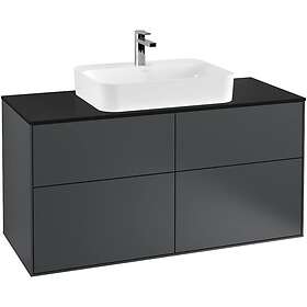 Villeroy & Boch Tvättställsskåp Finion med 4 Lådor och Bänkskiva för Ytmonterat G38200HG