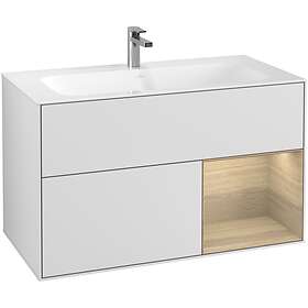 Villeroy & Boch Tvättställsskåp Finion med 2 Lådor och Hylla för Inbyggt G040PCMT