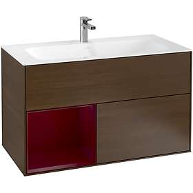 Villeroy & Boch Tvättställsskåp Finion med 2 Lådor och Hylla för Inbyggt F030HBG