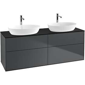 Villeroy & Boch Tvättställsskåp Finion med 4 Lådor och Bänkskiva för Två Fristående från Artis Collaro GA8200HG