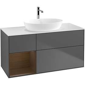Villeroy & Boch Tvättställsskåp Finion med 3 Lådor Hylla och Bänkskiva för Fristående från Artis Collaro G821GNGK
