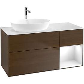 Villeroy & Boch Tvättställsskåp Finion med 3 Lådor Hylla och Bänkskiva för Ocentrerat från Artis Collaro GA51GFGN