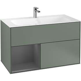 Villeroy & Boch Tvättställsskåp Finion med 2 Lådor och Hylla för Inbyggt F030GKG