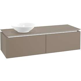 Villeroy & Boch Tvättställsskåp Legato Kompakt 1400 med 2 Lådor för Ocentrerat Ytmonterat B587L0VG