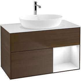 Villeroy & Boch Tvättställsskåp Finion med 2 Lådor Hylla och Bänkskiva för Fristående från Artis Collaro GA21GFGN