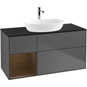 Villeroy & Boch Tvättställsskåp Finion med 3 Lådor Hylla och Bänkskiva för Fristående från Artis Collaro G822GNGK