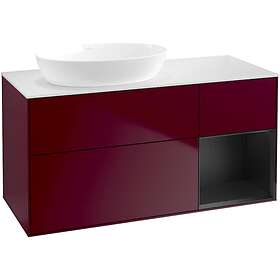 Villeroy & Boch Tvättställsskåp Finion med 3 Lådor Hylla och Bänkskiva för Ocentrerat från Artis Collaro FA51PDHB