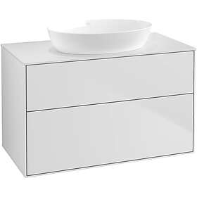 Villeroy & Boch Tvättställsskåp Finion med 2 Lådor och Bänkskiva för Fristående från Artis Collaro FA0100MT