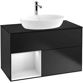 Villeroy & Boch Tvättställsskåp Finion med 2 Lådor Hylla och Bänkskiva för Fristående från Artis Collaro G772MTPD