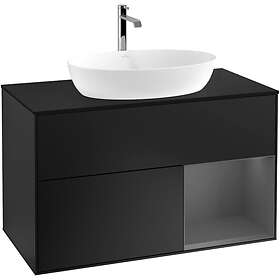 Villeroy & Boch Tvättställsskåp Finion med 2 Lådor Hylla och Bänkskiva för Fristående från Artis Collaro G782GKPD