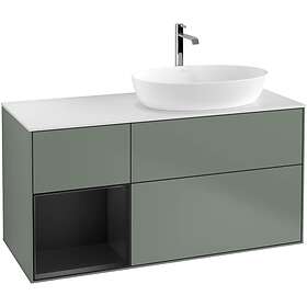 Villeroy & Boch Tvättställsskåp Finion med 3 Lådor Hylla och Bänkskiva för Ocentrerat från Artis Collaro G801PDGM