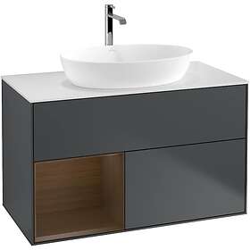 Villeroy & Boch Tvättställsskåp Finion med 2 Lådor Hylla och Bänkskiva för Fristående från Artis Collaro G771GNHG