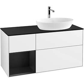 Villeroy & Boch Tvättställsskåp Finion med 3 Lådor Hylla och Bänkskiva för Ocentrerat från Artis Collaro G802PDGF