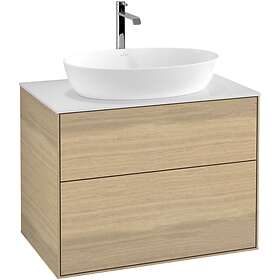 Villeroy & Boch Tvättställsskåp Finion med 2 Lådor och Bänkskiva för Fristående från Artis Collaro G75100PC