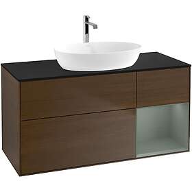 Villeroy & Boch Tvättställsskåp Finion med 3 Lådor Hylla och Bänkskiva för Fristående från Artis Collaro GA72GMGN