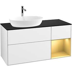 Villeroy & Boch Tvättställsskåp Finion med 3 Lådor Hylla och Bänkskiva för Ocentrerat från Artis Collaro GA52HFGF