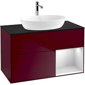 Villeroy & Boch Tvättställsskåp Finion med 2 Lådor Hylla och Bänkskiva för Fristående från Artis Collaro GA22MTHB