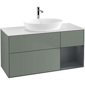 Villeroy & Boch Tvättställsskåp Finion med 3 Lådor Hylla och Bänkskiva för Fristående från Artis Collaro GA71HGGM