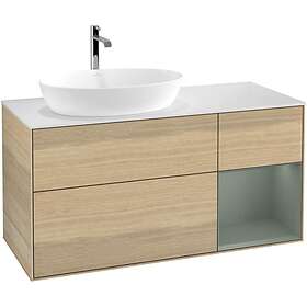 Villeroy & Boch Tvättställsskåp Finion med 3 Lådor Hylla och Bänkskiva för Ocentrerat från Artis Collaro GA51GMPC