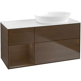 Villeroy & Boch Tvättställsskåp Finion med 3 Lådor Hylla och Bänkskiva för Ocentrerat från Artis Collaro FA41GNGN