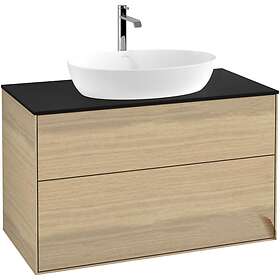 Villeroy & Boch Tvättställsskåp Finion med 2 Lådor och Bänkskiva för Fristående från Artis Collaro G76200PC