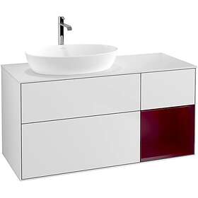 Villeroy & Boch Tvättställsskåp Finion med 3 Lådor Hylla och Bänkskiva för Ocentrerat från Artis Collaro GA51HBMT