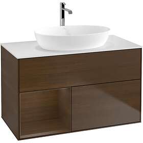 Villeroy & Boch Tvättställsskåp Finion med 2 Lådor Hylla och Bänkskiva för Fristående från Artis Collaro GA11GNGN