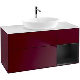 Villeroy & Boch Tvättställsskåp Finion med 3 Lådor Hylla och Bänkskiva för Fristående från Artis Collaro G831PDHB