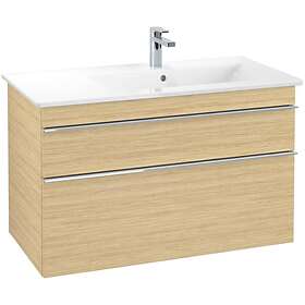 Villeroy & Boch Tvättställsskåp Venticello 95 cm med 2 Lådor för Ocentrerat Skåpstvättställ A92801VJ