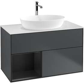 Villeroy & Boch Tvättställsskåp Finion med 2 Lådor Hylla och Bänkskiva för Fristående från Artis Collaro G771PDHG