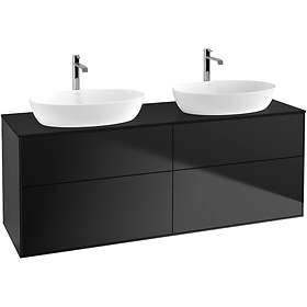 Villeroy & Boch Tvättställsskåp Finion med 4 Lådor och Bänkskiva för Två Fristående från Artis Collaro GA8200PD