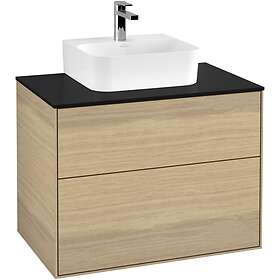 Villeroy & Boch Tvättställsskåp Finion med 2 Lådor och Bänkskiva för Kompakt G08200PC