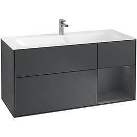 Villeroy & Boch Tvättställsskåp Finion med 3 Lådor och Hylla för Inbyggt F070HGHG