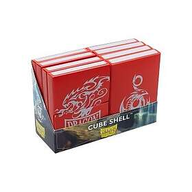 Arcane Tinmen Dragon Shield Cube Shell, Red (8pcs)