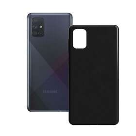 Contact Mobilfodral Samsung Galaxy A71 Silk TPU Svart