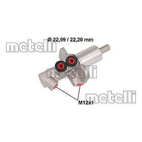 Metelli Huvudbromscylinder 05-0547