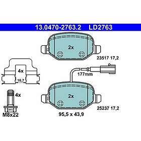 ATE Bromsbeläggssats, skivbroms 13,0470-2763,2
