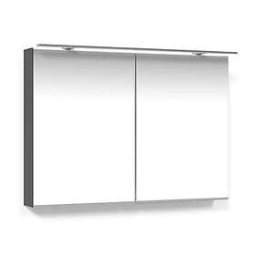 Macro Design Spegelskåp Crown med Rampbelysning LED Spgskp 100 Ant Ram.Bel FCS100ABRL