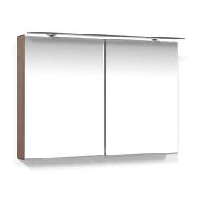 Macro Design Spegelskåp Crown med Rampbelysning LED Spgskp 100 Lj.ek Ram.Bel FCS100EBRL