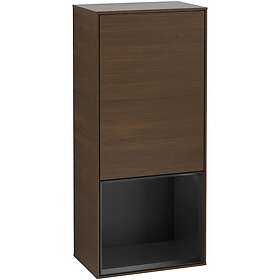 Villeroy & Boch Väggskåp Finion med 1 Dörr och Öppen Hylla Nere 418 mm Sidoskåp G540PDGN