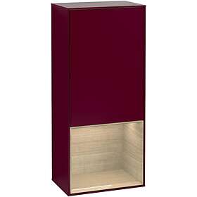 Villeroy & Boch Väggskåp Finion med 1 Dörr och Öppen Hylla Nere 418 mm Sidoskåp F550PCHB