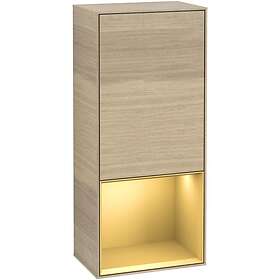 Villeroy & Boch Väggskåp Finion med 1 Dörr och Öppen Hylla Nere 418 mm Sidoskåp G540HFPC