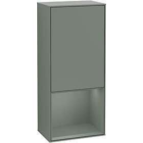 Villeroy & Boch Väggskåp Finion med 1 Dörr och Öppen Hylla Nere 418 mm Sidoskåp G550GMGM