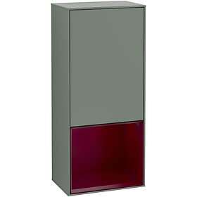 Villeroy & Boch Väggskåp Finion med 1 Dörr och Öppen Hylla Nere 418 mm Sidoskåp G550HBGM