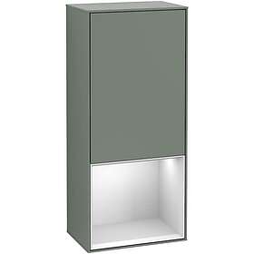 Villeroy & Boch Väggskåp Finion med 1 Dörr och Öppen Hylla Nere 418 mm Sidoskåp G540MTGM